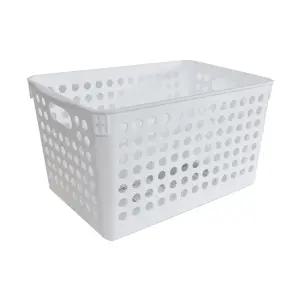 직사각바구니 5호 (26 x 17.5 x 14cm) [W97EEB7]