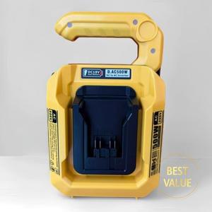 500W 빠른 전원 공급 인버터 디월트 배터리용 DC 14-21V에서 220V로 변환 노트북 충전기 비상 모드