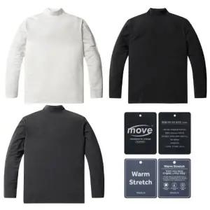 [폴햄](타임스퀘어점리빙관)남성) 보온성 좋은 무브 기모 반폴라 티셔츠 PHF4TU1740