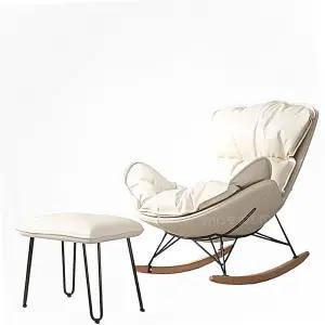 1인용 소파 흔들의자 독서 안 수면의자 오렌지 무중력