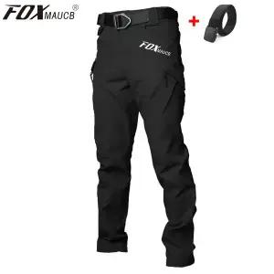 바이크 바지 모터사이클 팬츠 라이딩 방한  FOXMAUCB 사이클링 긴 남자 산악 자전거 모토 크로스 전술 카고