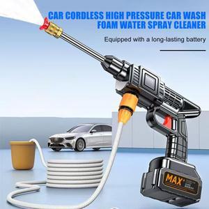 완벽호환 무선 고압 세척기 스프레이 물총 자동차 세차용 물청소기 정원용 전동 물뿌리개