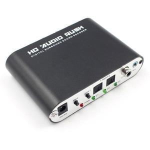 디지털 오디오 디코더 컨버터 5.1 채널 Dts/Ac-3 러쉬 기어 서라운드 사운드 홈 시어터용 Dropshipping