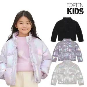 [탑텐키즈](김해점)(여아) 글로시 숏패딩 점퍼 MKF4JP2221