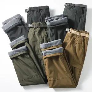 바이크 바지 모터사이클 팬츠 라이딩 방한 남자 남성 겨울용 두꺼운 야외 작업 스트레이트 레그 플리스 안