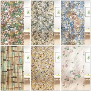 스테인드 글라스 스티커 불투명 페이퍼 자체 화장실 투명 햇빛차단 창문필름지 정보 유럽