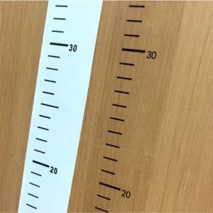 측정 줄자 2M 키재기 투명 자 형 부착식 스티커