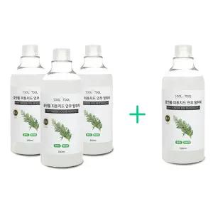 툴앤툴 피톤치드액 연무액 2000ml(500ml 3+1 행사) 화장실냄새제거 담배냄새 신발장냄새 탈취 새집증후군제거 케어로 전용