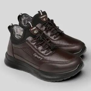 방한 털 운동화 겨울 방한 방한화 남성 털 운동화 신발 남녀공용 워킹화 스토퍼 브라운 방지화 미끄럼