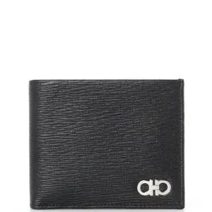 [명품] 페레가모 8CC 간치니 반지갑 블랙레드 66A063 0685956