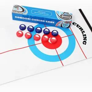 다우리 컬링 보드게임 학교 야유회 휴대용 컬링게임/보드/게임/가정용/테이블/스핀/세트/컬링판/가족/놀이
