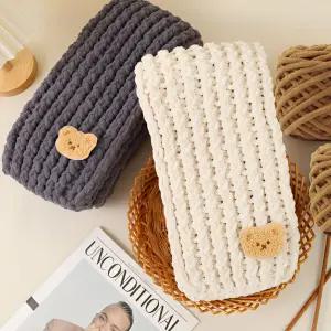 목도리 DIY 뜨개질 세트 키트 털실 손뜨개 패키지 태교 입문용 초보자용 뜨개실 포함