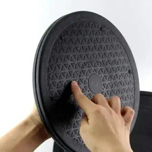 턴테이블 8인치20cm 검은색 회전판 원형 분재용 360도 회전 테이블 모니터TV용