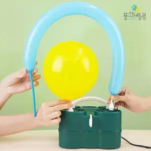 다기능 인플레이터(2구) 자동 전기펌프/행사용/공기/주입/펌프/휴대용/다용도/튜브/기계/풍선/바람/넣기