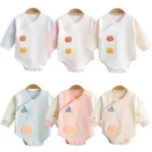 [RG5O51R5]패치곰 아보카도 배냇저고리형 바디슈트 204595