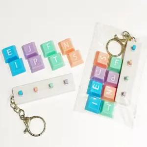 키캡 키링 DIY MBTI 커스텀 키보드 만들기 감성 소품 열쇠고리 키홀더