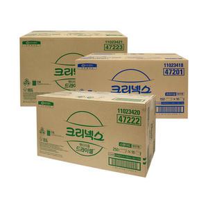 크리넥스 도톰한 1겹 드라이셀 핸드타올 47223 47201 47222