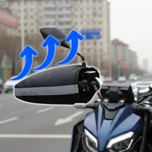 오토바이 바이크 토시 방한 기모 장갑 세트 라이더 야간 반사판 보온 방풍 장갑