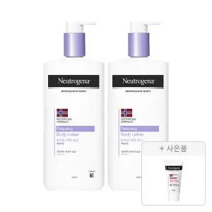 뉴트로지나 릴랙싱 바디 로션 450ml, 2개+증정(인텐스 리페어 시카 에멀젼 15ml, 2개)