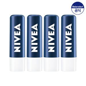 니베아 립케어 맨 액티브 케어 4.8g X 4개