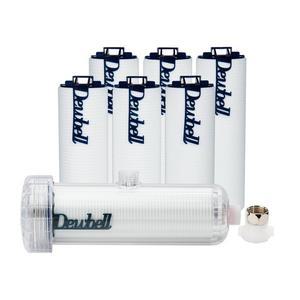 [듀벨]대용량 수도필터 샤워기용 수도애 고급형 + 고급형필터 6개세트