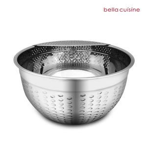 벨라쿠진 스테인리스 24cm 쌀 과일 다용도 세척볼