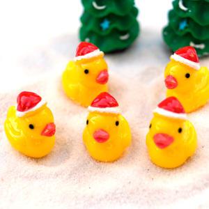 테라리움 만들기 재료 산타 오리 2종(대/소) 아기자기한 크리스마스 미니어쳐 소품