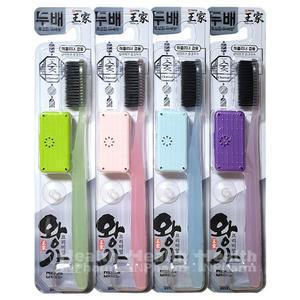 왕가 프리미엄(숯)칫솔모 4개(색상랜덤)/왕비의 모/혀크리너/미세모/금칫솔