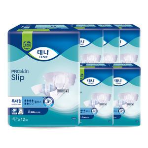 테나 플러스 특대형 12매 6팩 성인용기저귀 장시간 안심패드