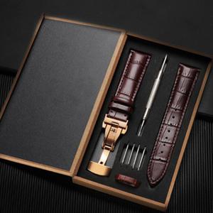 [이벤트중] 클래식 원터치 3단 자동디버클 천연 소 가죽 시계줄 모음 [14mm- 24mm]