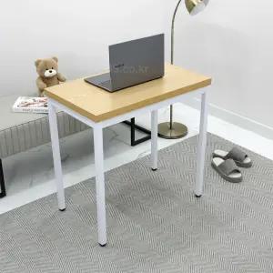 거실 좁은 공부방 인테리어 미니 사이즈 1인용 책상 700 x 500 코너형 보조 데스크