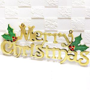크리스마스 트리 장식 소품/메리 크리스마스 글자 로고 장식