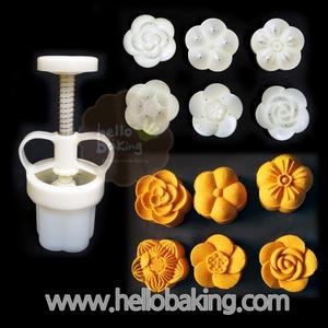 (꽃) 월병틀 쿠키스탬프 모양틀 쿠키틀 떡도장 떡틀