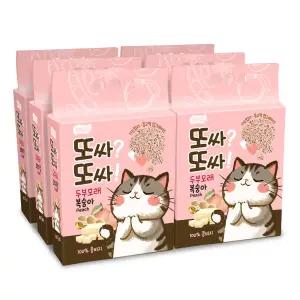 태비 또또 두부모래 가는입자 복숭아 7L x 6개