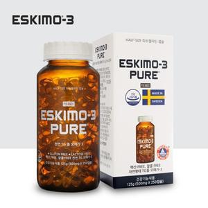 스웨덴 에스키모3 퓨어 250캡슐 Eskimo3 PURE omega