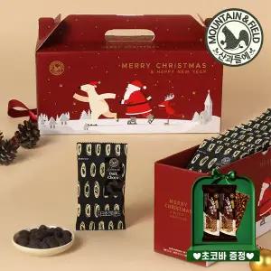 [산과들에]그래놀라바증정]다크초콜릿 아몬드 20입 크리스마스 선물세트