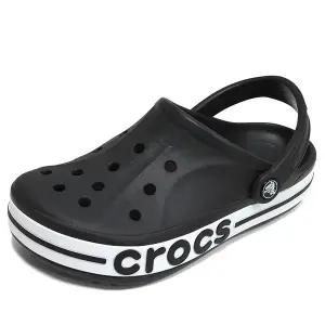크록스 바야밴드 남성 여성 공용 클로그 샌들 슬리퍼 아쿠아슈즈 블랙 화이트 205089-066
