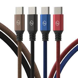 [신지모루] 더치패브릭 고속충전 케이블 C타입 2M 갤럭시 아이폰 정품케이블 고속케이블