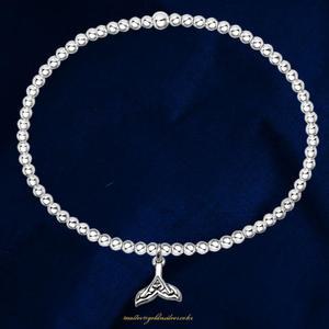 행운의 고래꼬리 은볼 팔찌 은팔찌 실버 여성 주얼리 생일선물 여자친구 와이프선물 행운 골드앤실버 1592