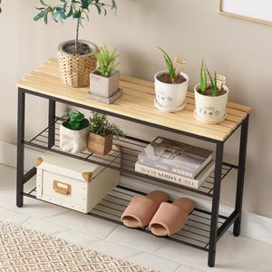 분홍맘 베란다화분거치대 원목 화분 다이 정리대 선반 베란다화분대