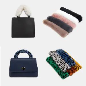 가방 손잡이 퍼 털 페이크퍼 에코 밍크퍼 호피스트랩끈 핸들커버 가방끈