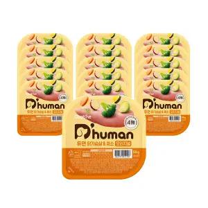 [굽네듀먼]강아지 자연화식 닭가슴살 채소 오리지널 50g 15+1팩