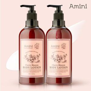 [아미니] 바디로션 플라워 테라피 체리블라썸 500ml 2개