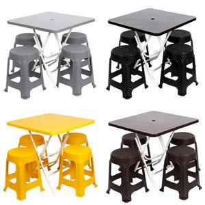 원형라탄의자 접이식 야외 플라스틱 테이블 의자 세트 야외용