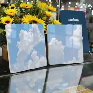 아트박스 꾸밈 pi882-폼아크릴액자18CmX18CmX2ea_하늘구름