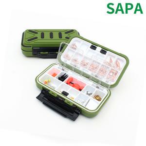 싸파 24칸 3도어 친환경 태클박스 그린 중형 낚시소품 H602