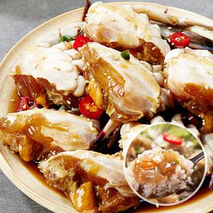 게장맛집직송 살이 꽉찬 연평도 절단 간장꽃게장 1kg(암수혼합 6-10조각)