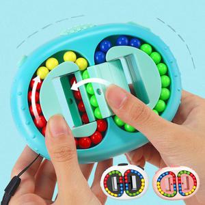 회전 매직빈 피젯 패드 큐브 양면 게임 스피너 팝잇 스핀 토이 입체 퍼즐 블럭 신기한 장난감 스트레스해소