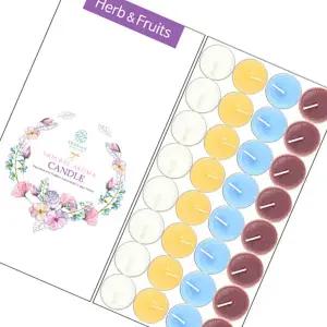 올레비엔 티라이트 캔들 15g x 32개 허브앤후르츠 미니양초 미니향초 티라이트향초