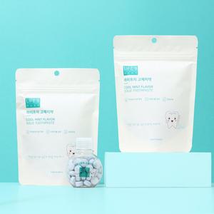 라이프지 고체치약 쿨민트 240정 (120정X2봉)